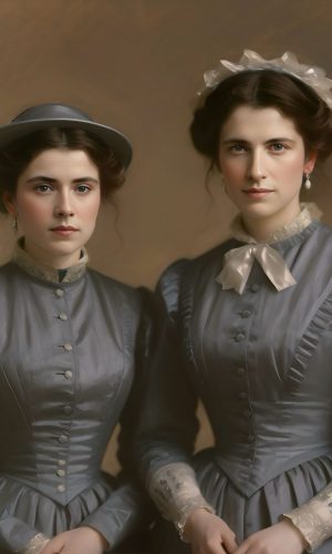 1855 - Adelaide Manetti e Carlotta Cavassini