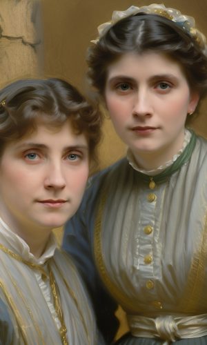 1855 - Livia Contessi e la madre Maria Allegri